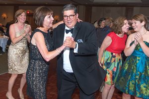 Wheaton attorney Richard D. Felice and his wife, Marnell, show the crowd how it ’s done on the dance floor after Felice was sworn in as the 138th president of the Illinois State Bar Association at the group’s annual installation dinner at the Grand Geneva Resort & Spa in Lake Geneva, Wis. About 1,000 members of the legal community and their families participated in the three-day annual meeting. 