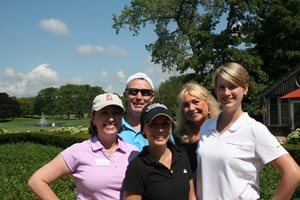 Dan O’Brien, Katsie Calhoun, Adia Mossing, Whitney Siehl and Monique Austin were the co-chairs for the 21st Annual Women’s Bar Association of Illinois Golf Outing.