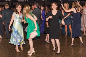 Cook County Associate Judge Rita M. Novak (right) cuts a rug with other lawyers and guests Friday at the 100th anniversary celebration of the Women’s Bar Association of Illinois. The event was held at Navy Pier.