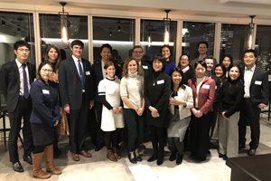 The Japanese American Bar Association Chicago Committee hosted its new year’s happy hour and membership drive with Salvi, Schostok & Pritchard at the firm’s downtown office on Jan 24. 