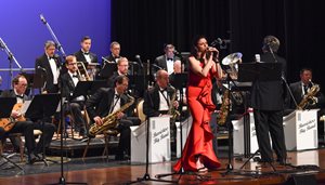 Members of The Chicago Bar Association’s Barristers Big Band perform Oct. 13 at the Harold Washington Library. Comprised of attorneys, the band formed in 2000 and plays several free concerts each year. 